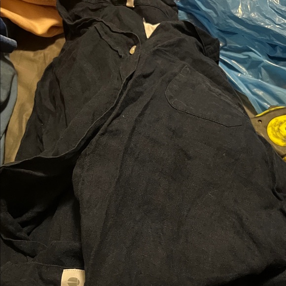 Grayson Front Button Up Collared Long Sleeve Full Length Top - Picture 1 of 1